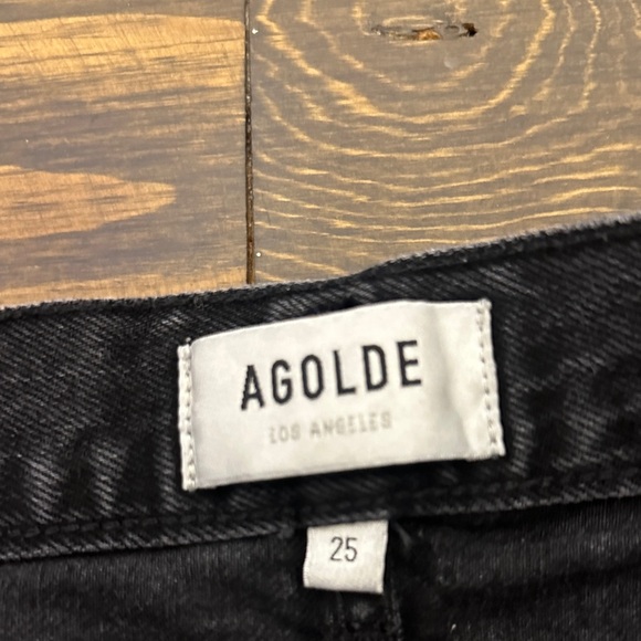 Agolde Black Denim Jeans - Picture 2 of 7